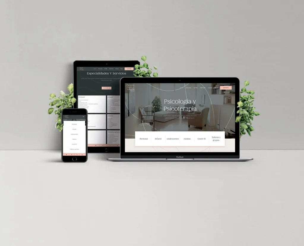 Diseñadora web freelance psicología