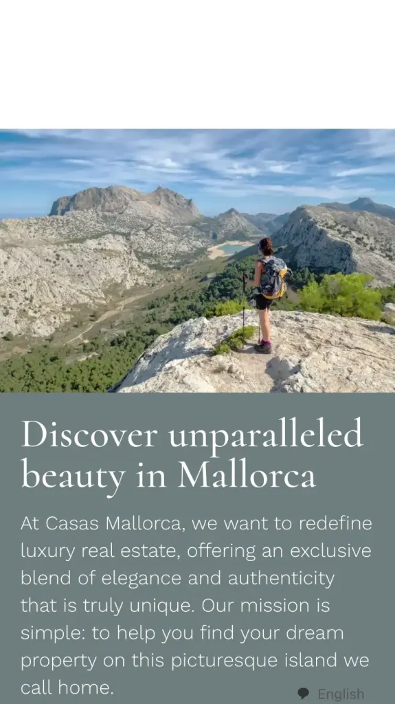 Portada de Casas Mallorca en el móvil