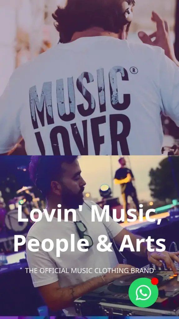 Portada de Music Lover Brand en el móvil