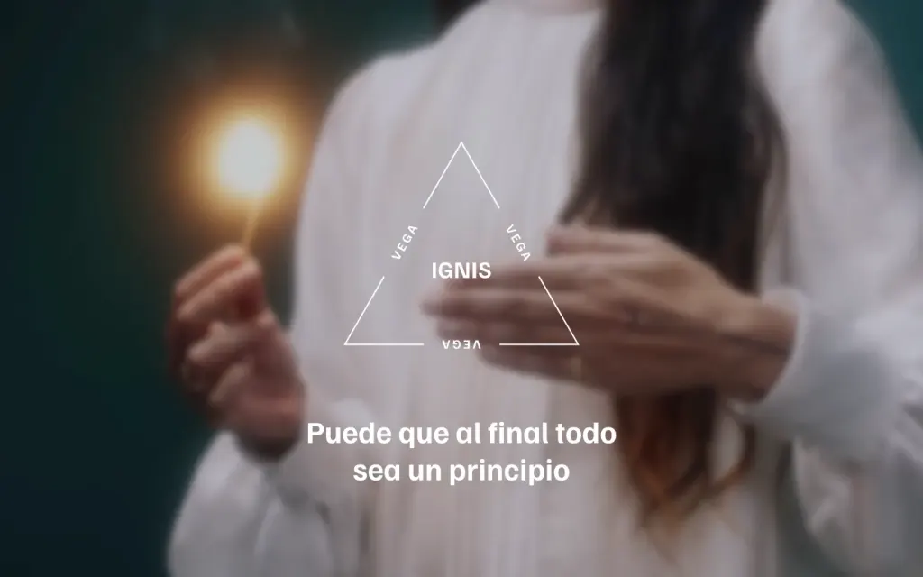 Después: la portada actual de vegaoficial.com, dedicada al disco IGNIS