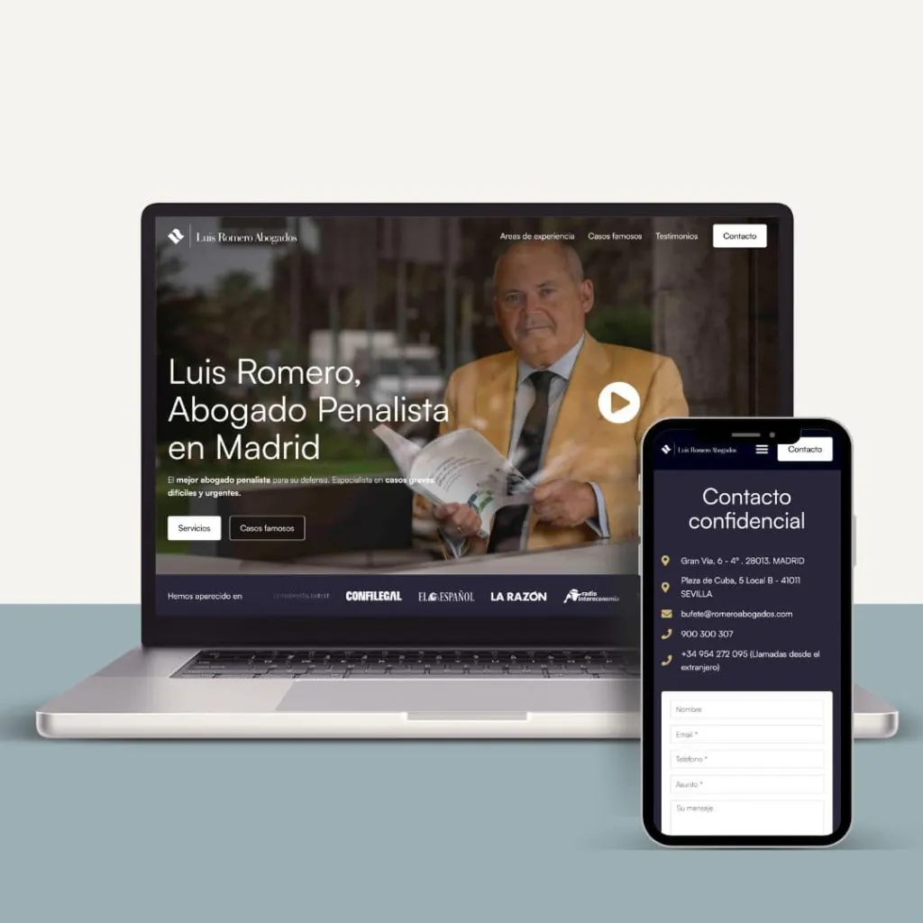 diseño web abogado