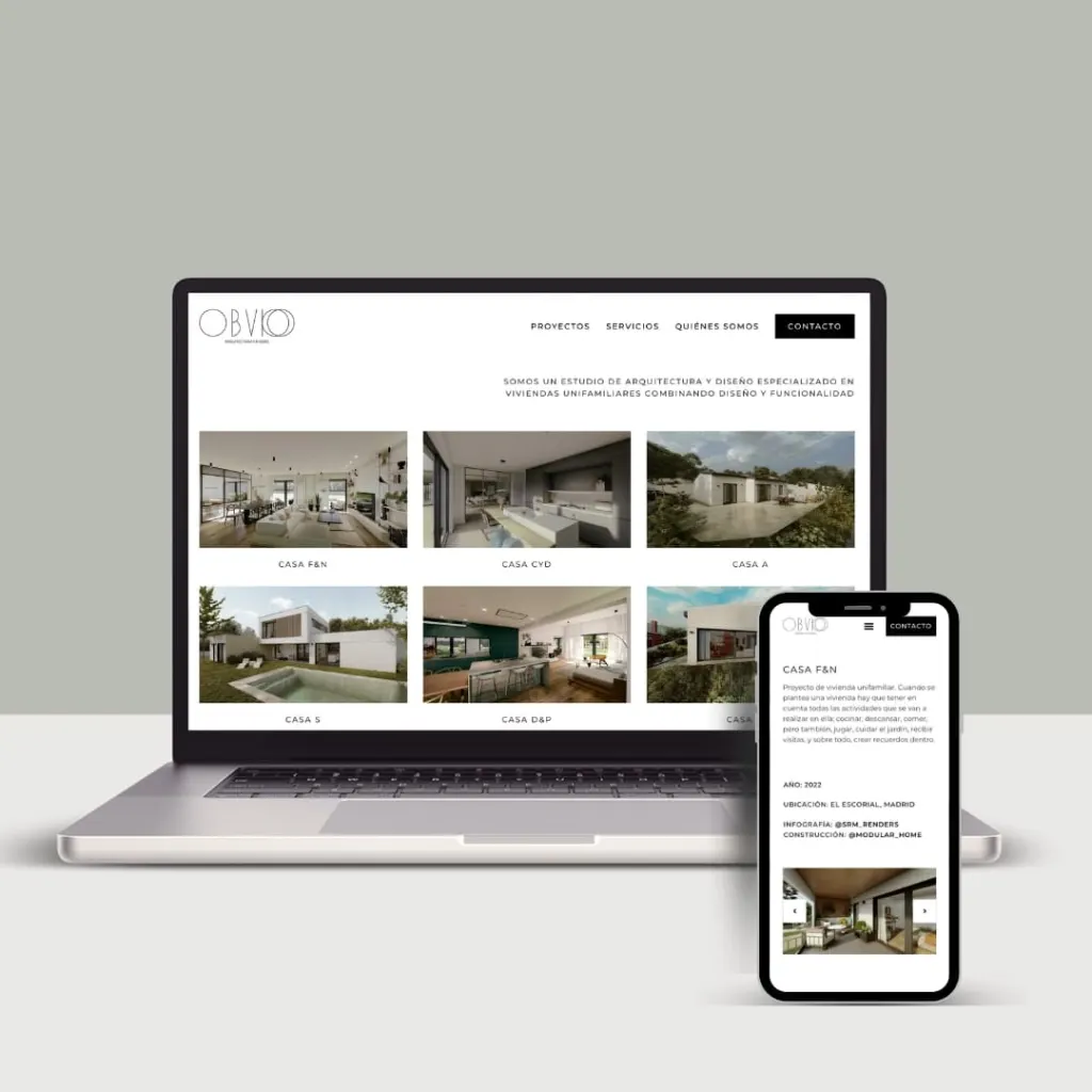 Diseño web para estudio de arquitectura