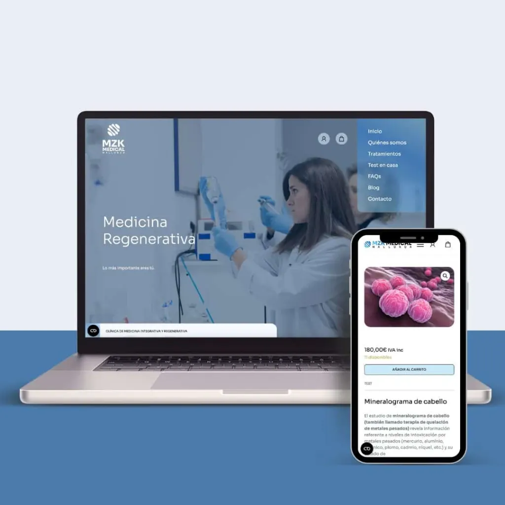 Diseño web para clínica medicina