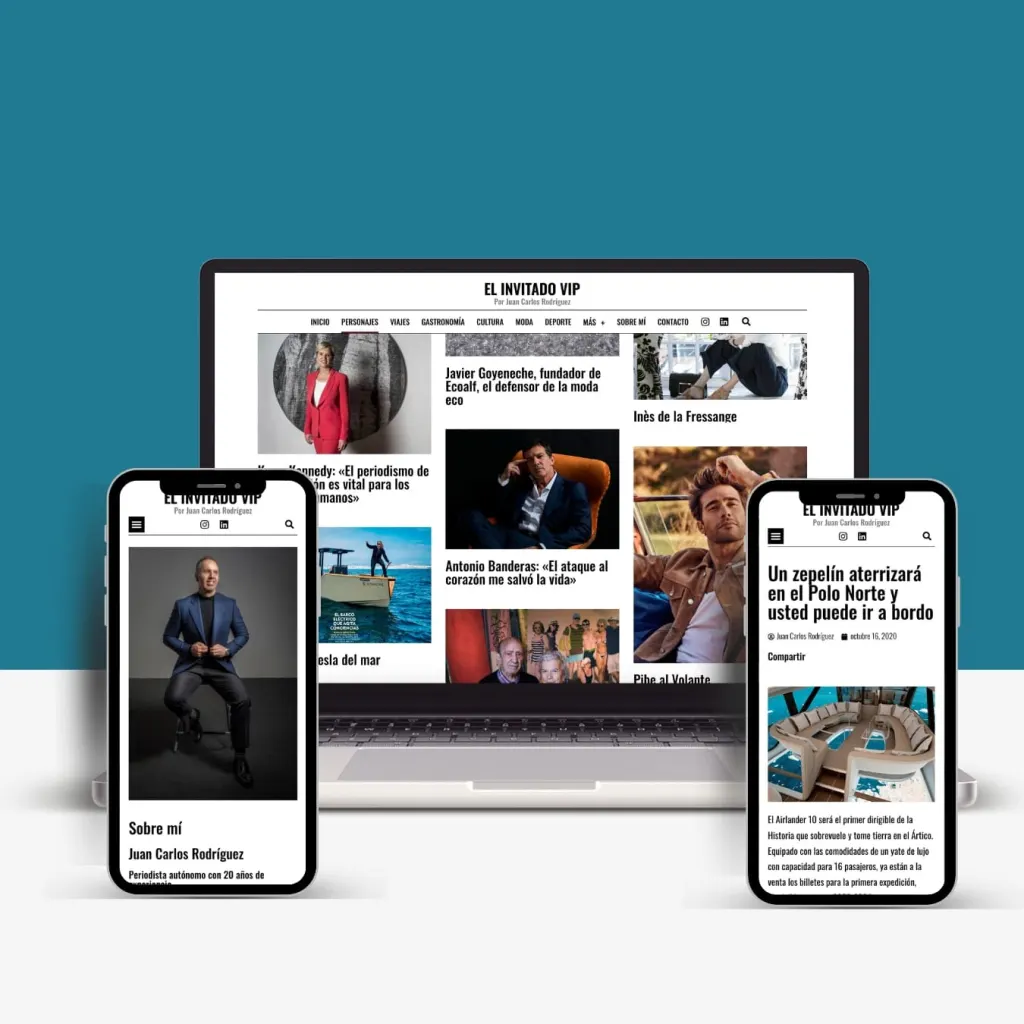 Diseño web para revista de actualidad