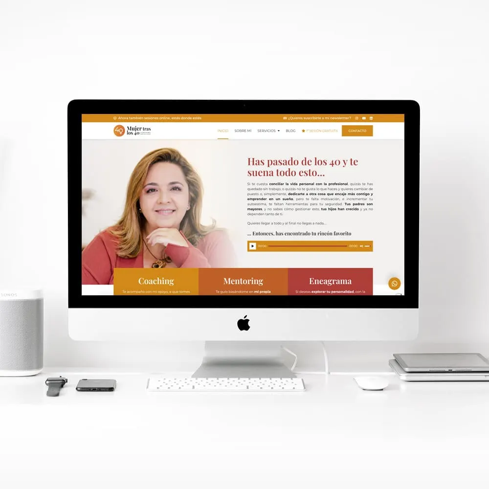 Diseño web coach personal