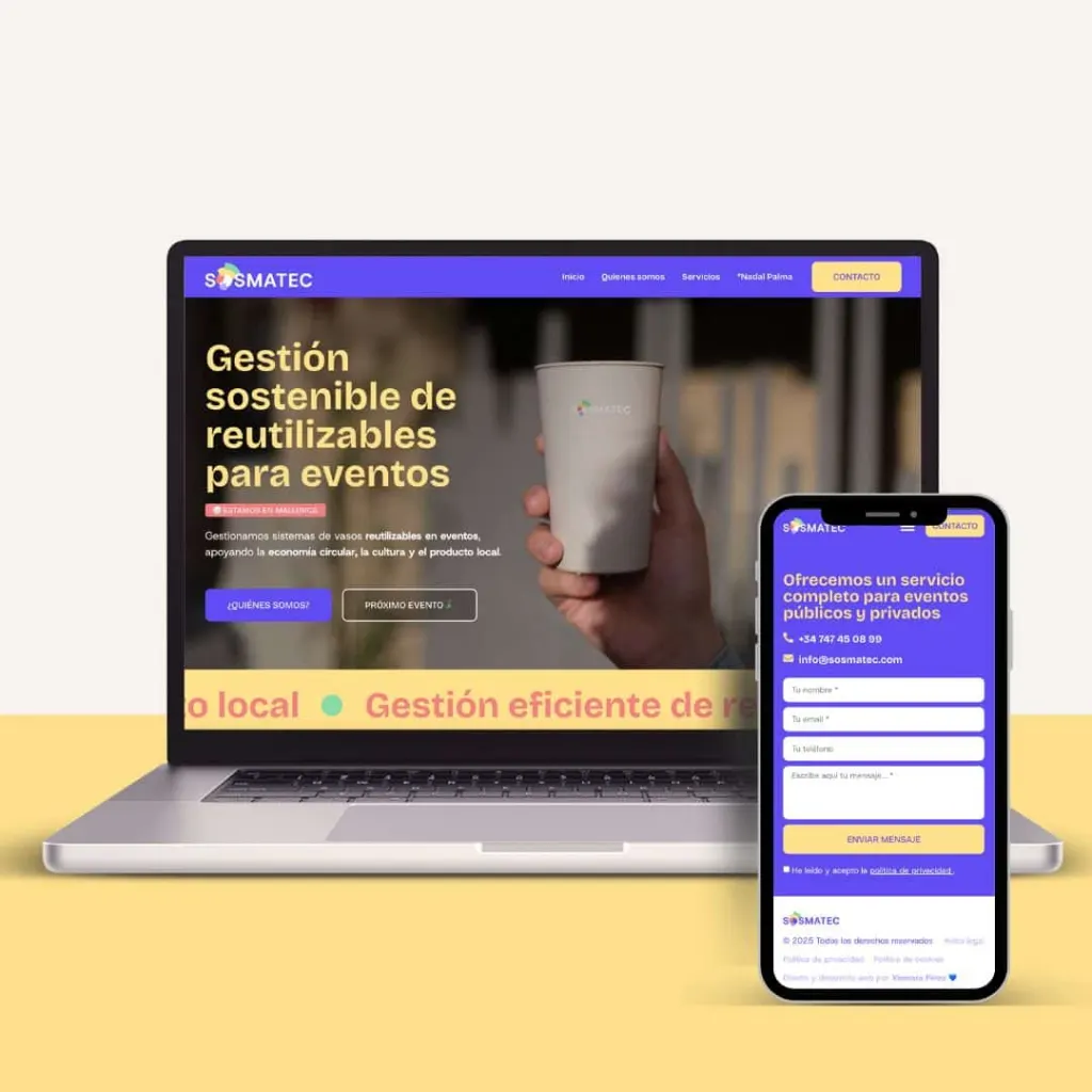 diseño web empresa sostenible