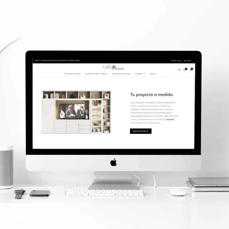 Diseño web tienda online de muebles