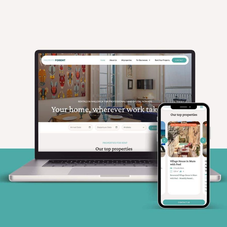 diseno web alquiler de casas