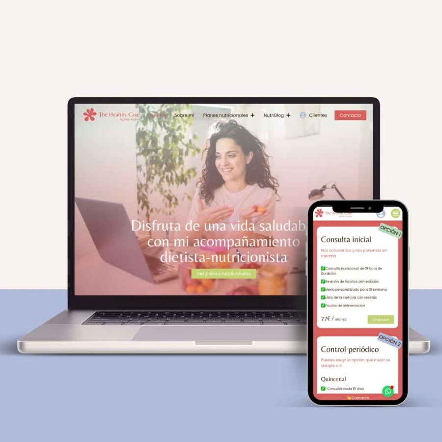 diseno web nutricionista