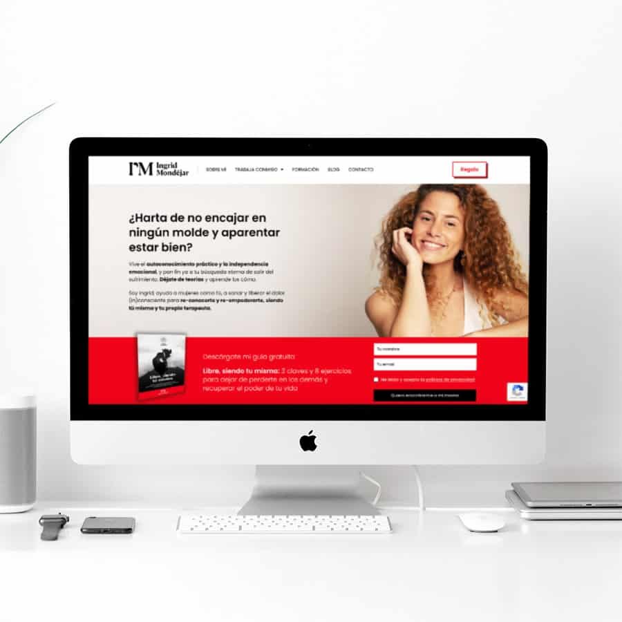 Diseño web profesional coach Madrid