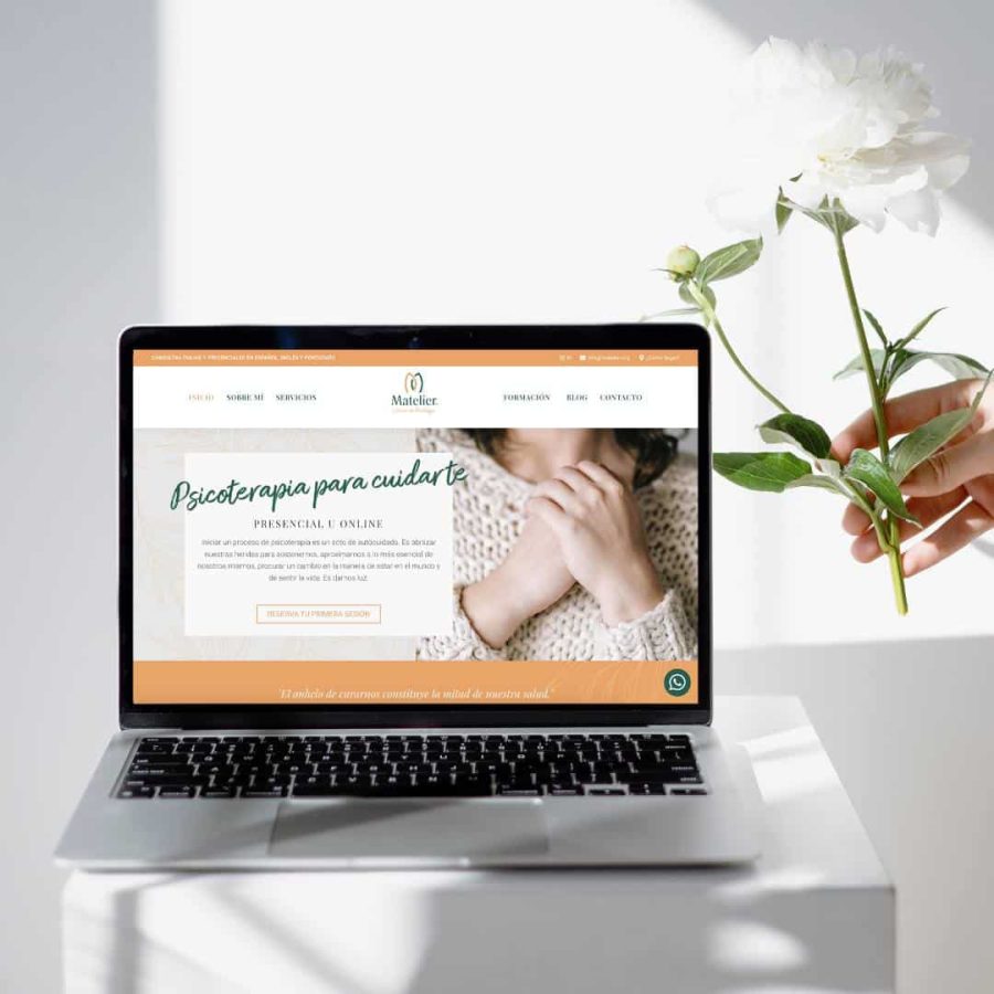 Diseño web psicóloga