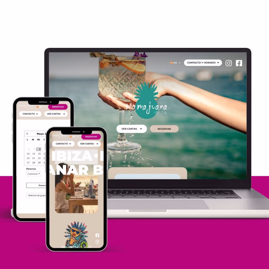 diseno web restaurante ibiza